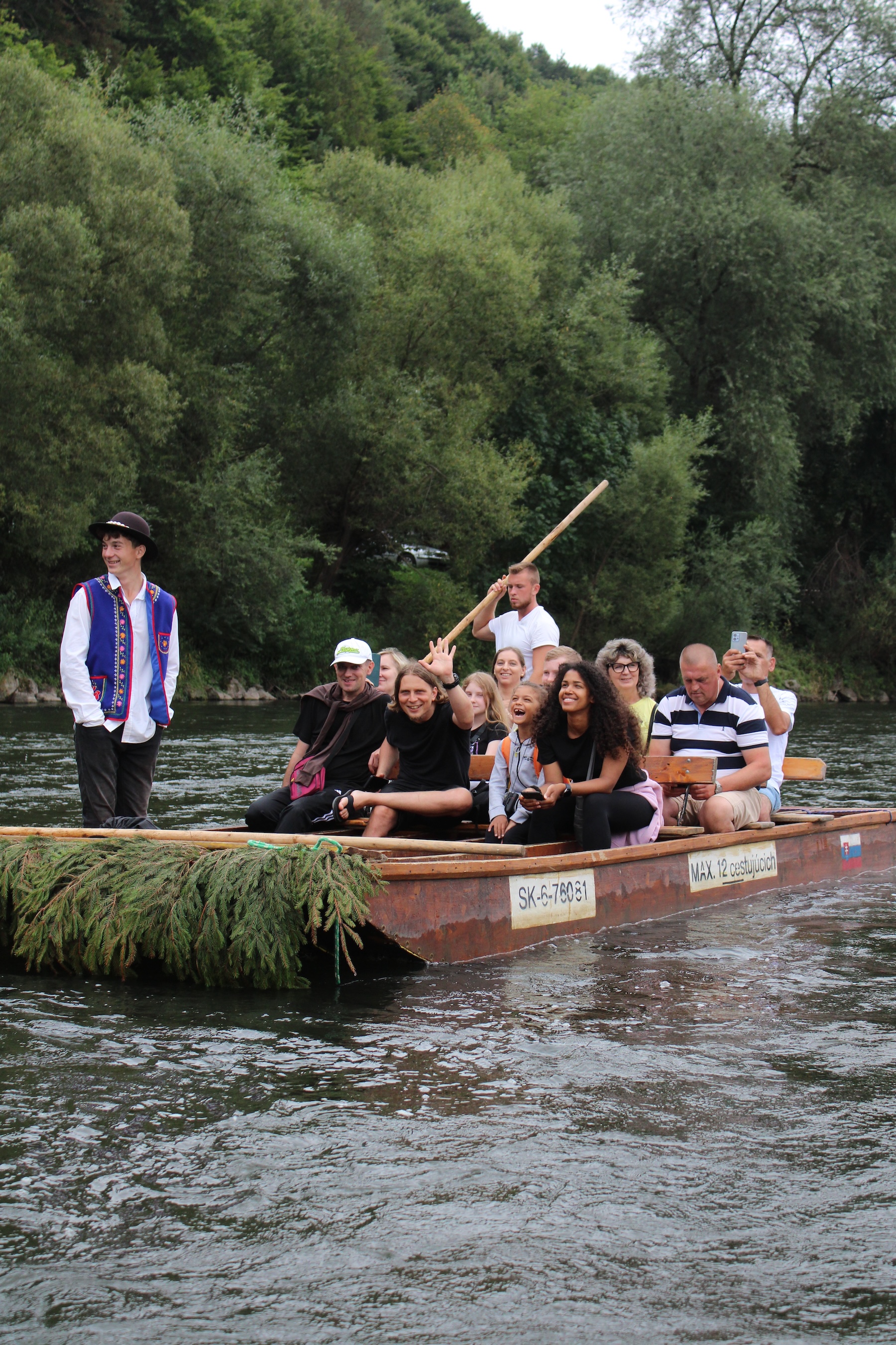 The same lazy-river service from the Slovakians - the country was right across the river.