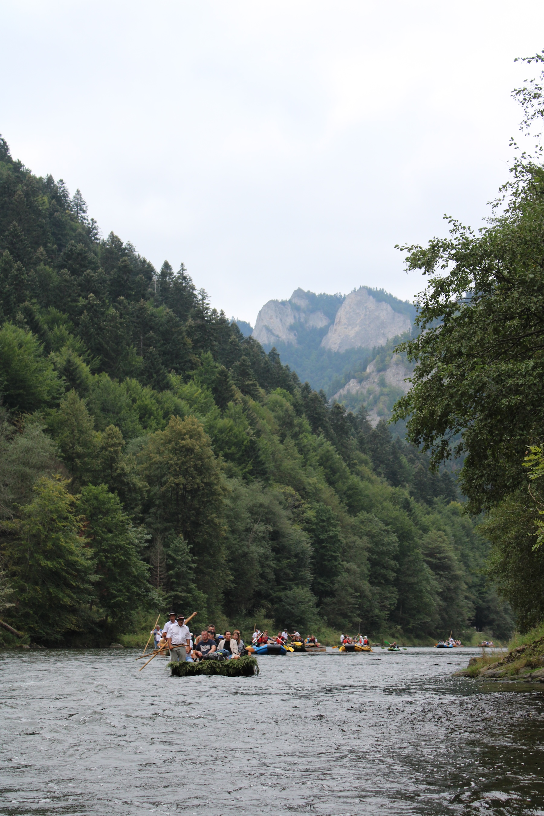 Another look behind to see plenty of following boats